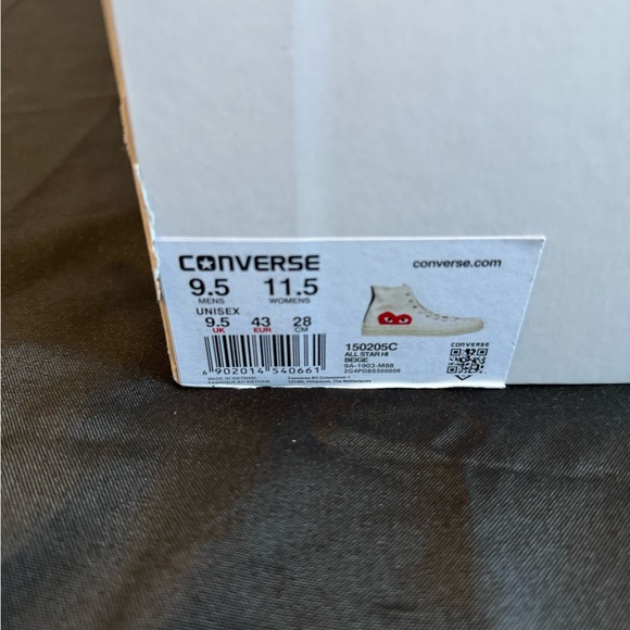 COMME des GARCONS x Converse size 9.5 men’s / 11.5 women’s - Picture 9 of 11